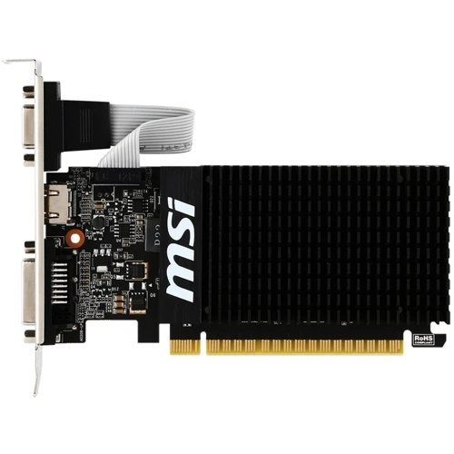 Видеокарта MSI GeForce GT710 2048Mb (GT 710 2GD3H LP): Объем памяти, Гб 2