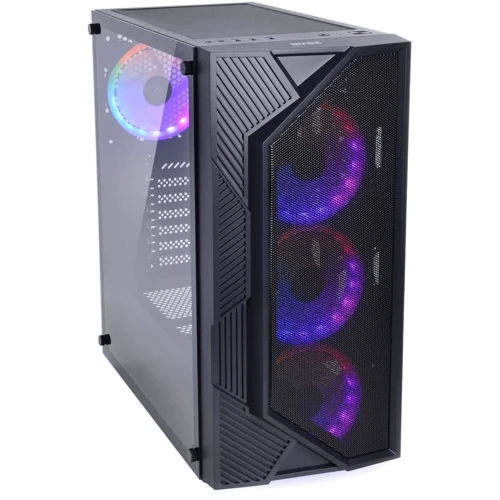 Корпус QUBE Strike Black (STRIKE_F5NU3): Форм-фактор материнської плати ATX / Micro-ATX / Mini-ITX