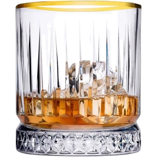 Набор низких стаканов Pasabahce Elysia Gold 355 мл 4 шт (520004G-4): Материал Стекло
