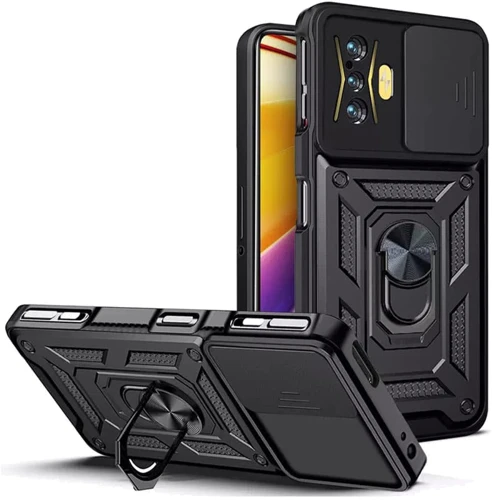 Чохол для телефона Mobile Case Camshield Serge Ring Black для Xiaomi Poco F4 GT