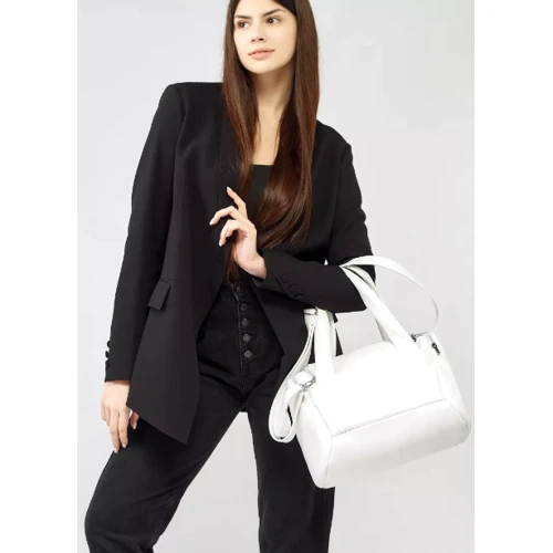 Жіноча спортивна сумка Sambag Vogue SQH біла (90024008): Фактура Матовая, Гладкая