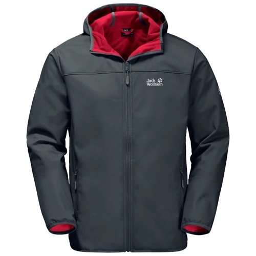 Толстовка Jack Wolfskin Northern Point 1304001-6235 50 темно-серая на молнии с капюшоном