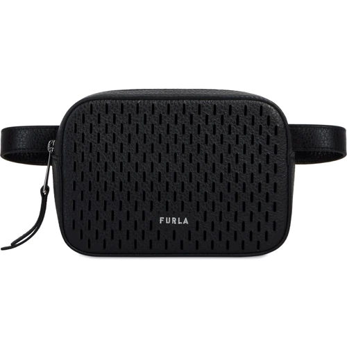 Женская поясная сумка Furla Block L черная (1060322)
