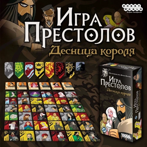 Настольная игра Hobby World Игра Престолов. Десница короля (1758): Вид стратегические