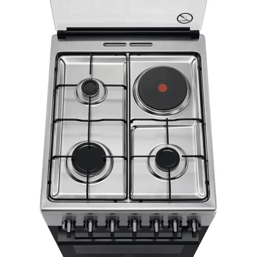 Плита комбинированная Electrolux LKM520000X: Управление механическое