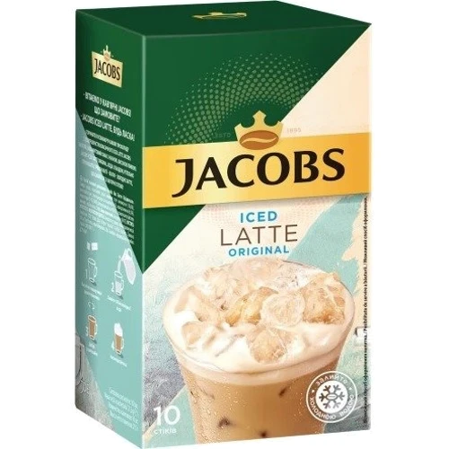 Напиток кофейный растворимый Jacobs Original Iced Latte 3в1 10х21.5 г (8714599107386): Страна производитель Украина