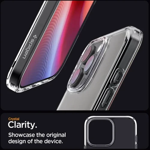 Чехол для iPhone Spigen Ultra Hybrid Crystal Clear (ACS08121) for iPhone 16 Pro фото 11