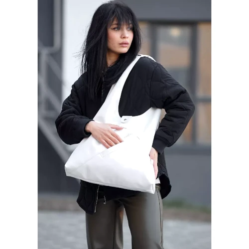Женская сумка хобо Sambag M белая (53200008): Тип Сумки