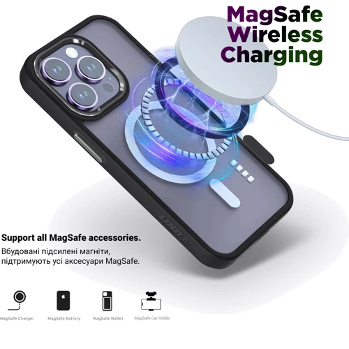 Чохол для iPhone ArmorStandart Unit MagSafe Case Black для iPhone 14 Plus (ARM66947): Тип чохла накладка на заднюю часть