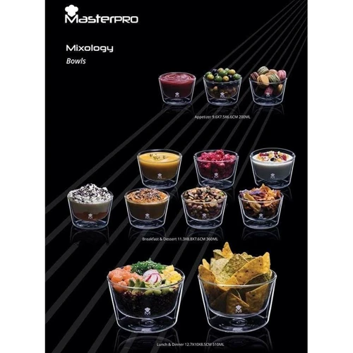 Салатник із подвійними стінками MasterPro Mixology 510 мл (BGMP-20103)
