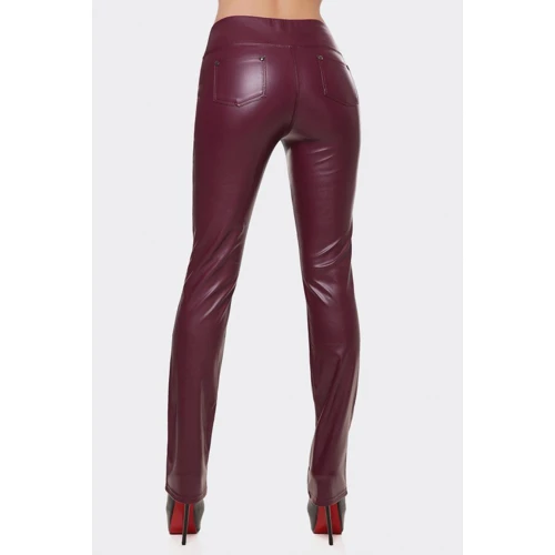 Брюки ArtStyleLeggings BRK-247C-44 44 бордовые: Вид Брюки