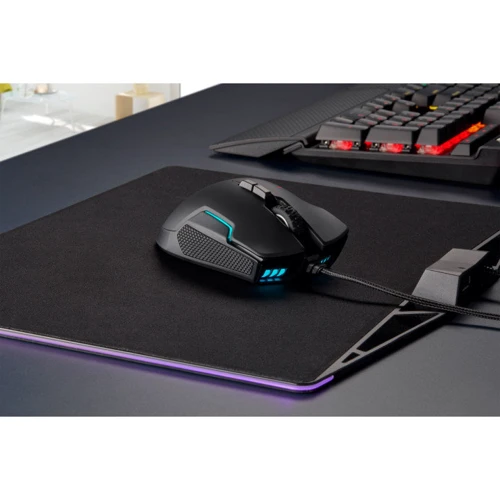 Мышь Corsair Glaive RGB Pro Black (CH-9302211-EU): Интерфейс подключения USB