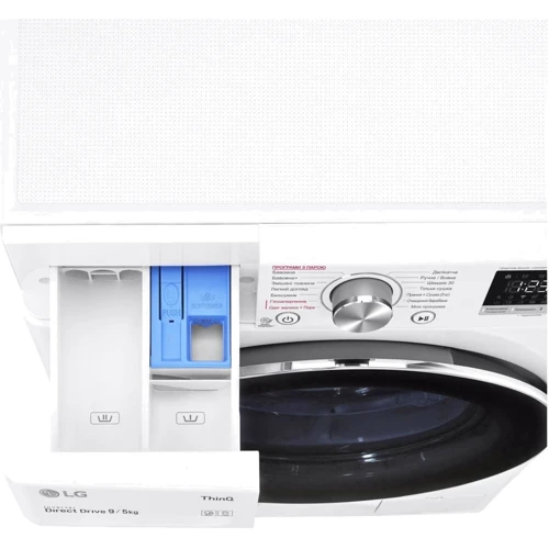 Пральна машина LG F4V9VG9W: Клас енергоспоживання A