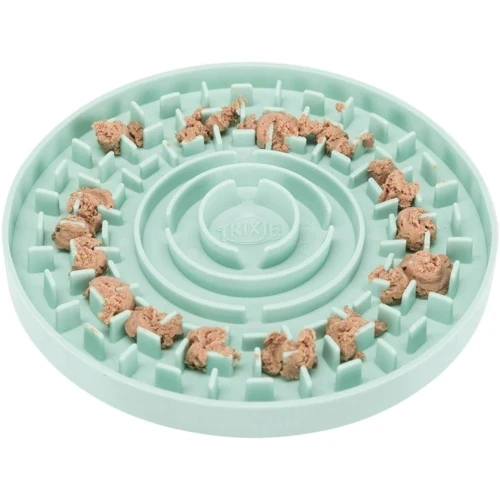 Миска для собак Trixie Junior Медленное кормление 15 см голубая (34954): Особенности Противоскользящее основание
