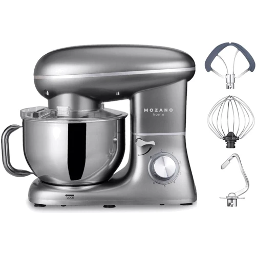 Міксер Mozano Rob 01 1400W Grey: Матеріал корпуса Нержавіюча сталь, пластик