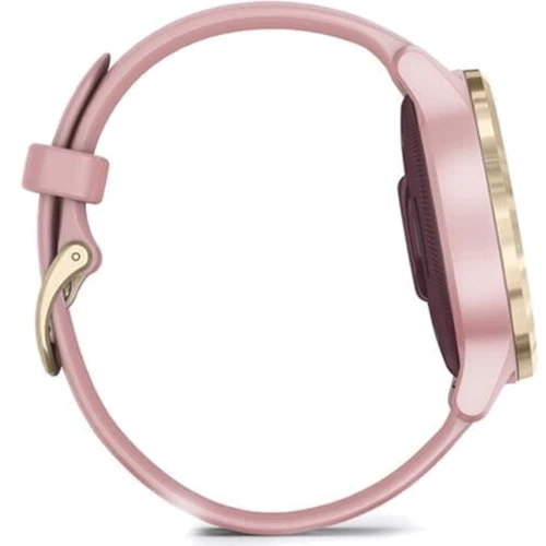 Смарт-часы Garmin Vivoactive 4S Light Gold Stainless Steel Bezel with Dust Rose Case and Silicone Band (010-02172-31): Интерфейсы подключения Bluetooth, Wi-Fi, GPS, ANT