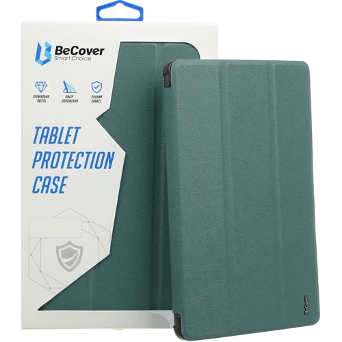 Аксессуар для iPad BeCover Magnetic 360 Rotating with Pencil mount Dark Green for iPad 10.9 (2022 / 2024) / iPad 11 2025 (708503)