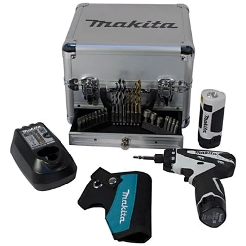 Шуруповерт акумуляторний Makita DF030DWX01: Тип патрона під біти