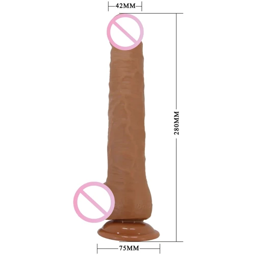 Фаллоимитатор LYBAILE Beautiful DICK 11'' Flesh (BW-008038NR-1)