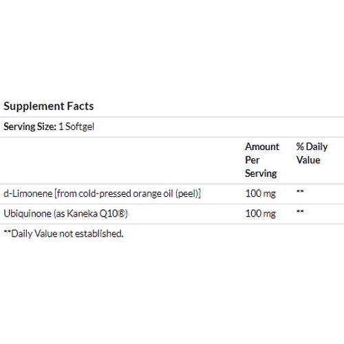 Life Extension Super-Absorbable CoQ10, 100 mg, 60 Softgels (LEX-19516): Форма выпуска Капсулы