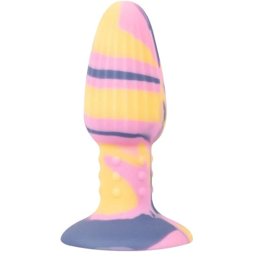 Анальная пробка Coloгful Joy Tricolour Butt Plug