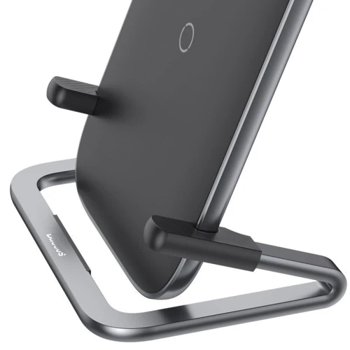 Зарядное устройство Baseus Wireless Charger Stand Rib 15W Black (WXPG-01) фото 6