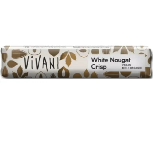 Батончик Vivani белый органический с рисовым молоком и нугой 35 г (4044889002546)