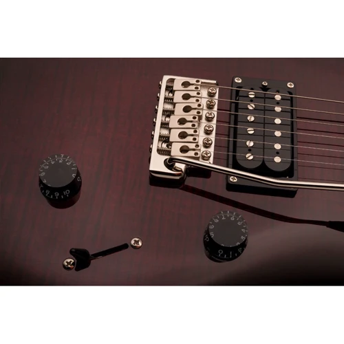 Электрогитара PRS SE Custom 24 - 2018 (Fire Red Burst): Количество струн 6
