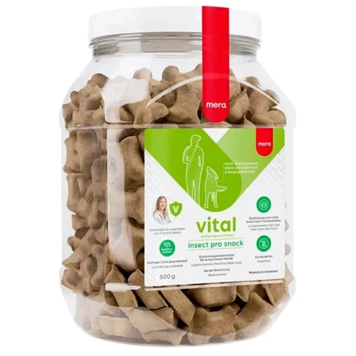 Снеки Mera Vital Health Insect Pro Snack для чутливих собак з білком комах та картоплею 600 гр (780066 - 0184)