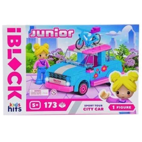 Конструктор IBLOCK Junior Kids hits Дівчатка Спорт Тур Міський автомобіль (KH08/002/4): Рекомендований вік от 5 лет
