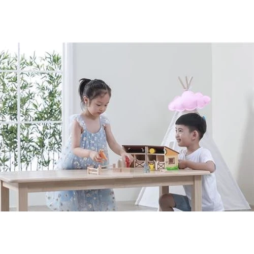 Деревянный игровой набор Viga Toys Домик-ферма (51618)