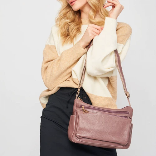 Женская сумка через плечо Keizer бежевая (K16008be-beige): Пол Женский