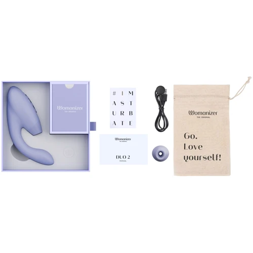 Вакуумный клиторальный стимулятор Womanizer Duo 2 - Lilac