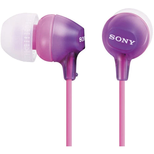 Наушники Sony MDR-EX15LP Violet: Тип конструкции вакуумные