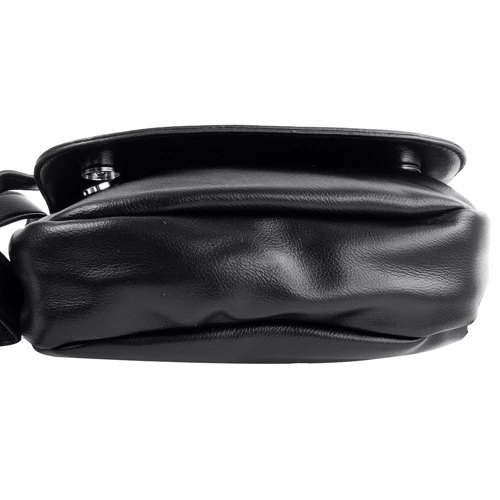 Женская сумка почтальонка Valiria Fashion черная (ODAB-9575-black): Материал Искусственная кожа