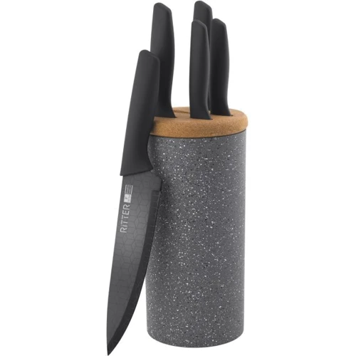 Набор кухонных ножей Ritter на подставке 6 пр. (29-305-034)