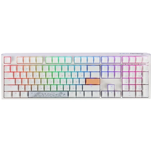 Клавиатура Ducky One 3 Cherry MX Blue RGB White UA (DKON2108ST-CUAPXPWWWSC1)