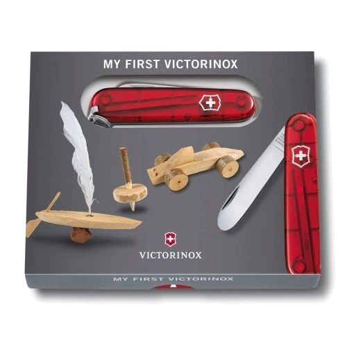 Мультитул Victorinox My First 84мм/9предметов/красный-прозрачный (0.2373.T): Тип мини-мультитул
