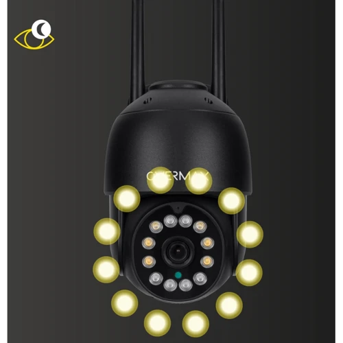 IP-камера видеонаблюдения Overmax Camspot 4.95 2.5K WiFi 4x ZOOM Anthracite: Тип корпуса купольная