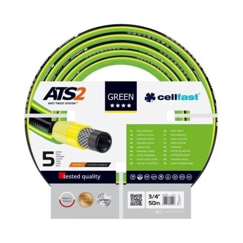 Шланг Cellfast садовий 15-121 (Green ATS 3/4'' 50 м)