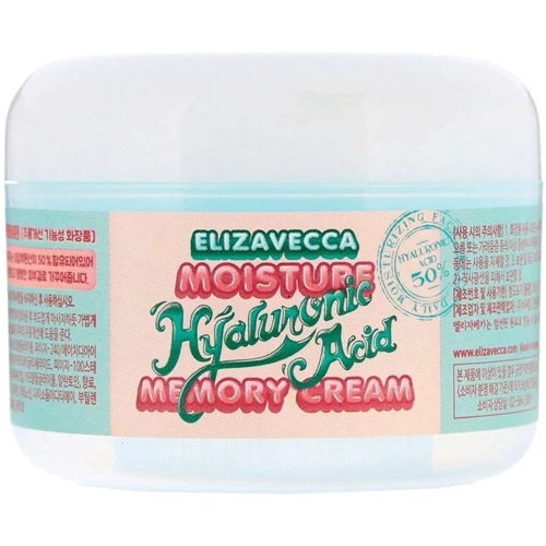 Elizavecca Moisture Hyaluronic Acid Memory Cream Гиалуроновый крем-пудинг для лица 100 ml (8809624500079)
