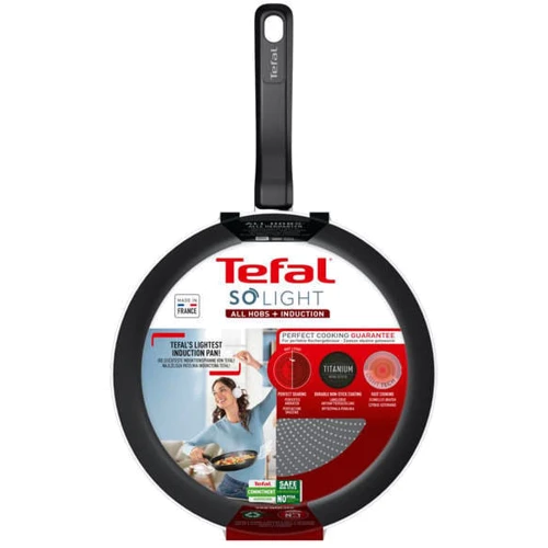Сковорода Tefal So' Light 24 см (H0560442): Дополнительно Термодатчик, Ручка с отверстием для подвешивания, Ненагревающаяся ручка, Индукционное дно, Индикатор нагрева