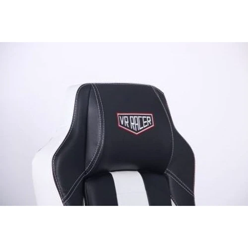 Кресло AMF VR Racer Expert Superb черный/белый (546687) фото 8