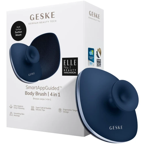 Щетка для тела GESKE Body Brush metal 4в1 midnight (HB0345)