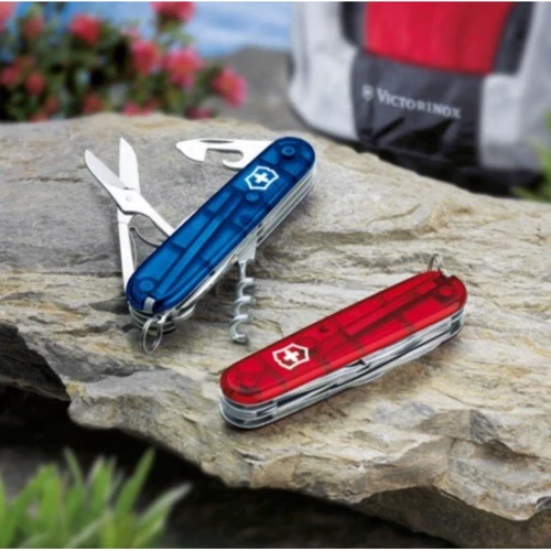 Мультитул Victorinox Huntsman 91мм/15 предметов/синий прозрачный(1.3713.T2): Вес, г 97
