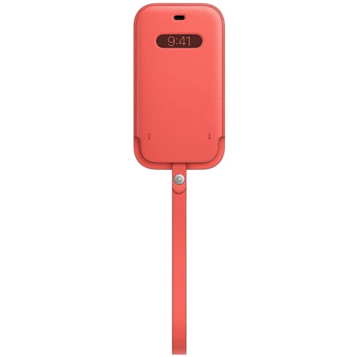 Чехол для iPhone Apple Leather Sleeve Case Pink Citrus (MHYF3) for iPhone 12 Pro Max: Материалы кожа