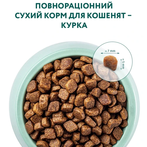 Сухой корм Optimeal Kittens Chicken для котят с курицей 1.5 кг (4820215369664): Основные ингредиенты Курица