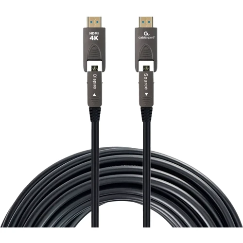 Кабель и переходник Cablexpert (AOC) HDMI-A/D на A/D V.2.0, 4К 60Гц 10 м (CCAP-HDMIDD-AOC-10M): Тип кабель