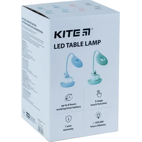Настольная лампа LED Kite с аккумулятором Cloudy Bear белая (k24-493-2-1)