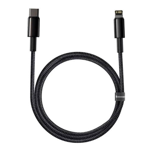 Кабель Baseus Cable USB-C to Lightning Tungsten PD 20W 1m Black (CATLWJ-01)
